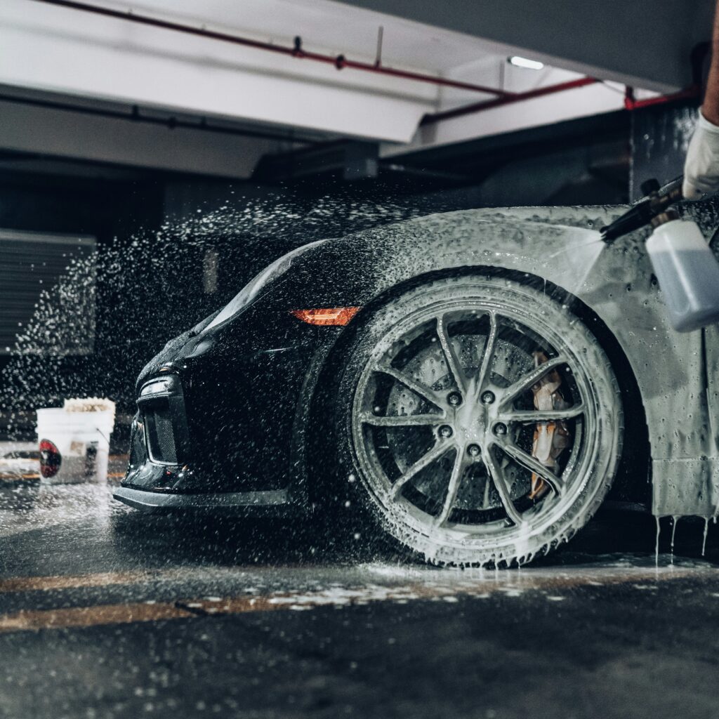 dk cardetail porsche schuimwas